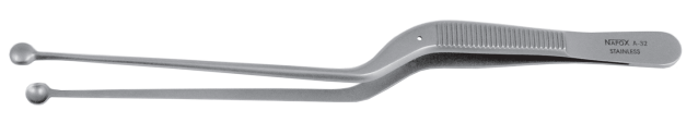 NAPOX Geniculat sharp spoon tweezers