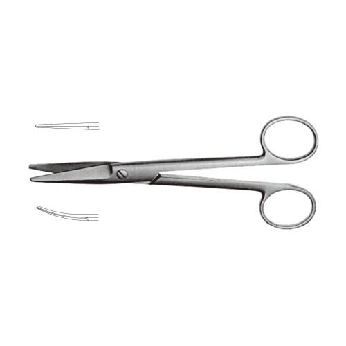 NAPOX Mayo curved scissors