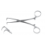 Special curved hemostat forceps