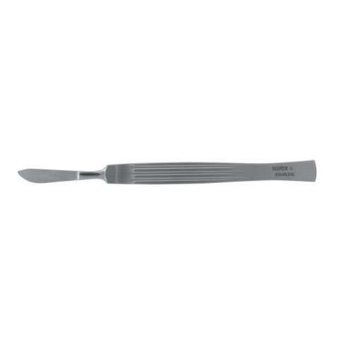 NAPOX Scalpel round-edged large 160mm