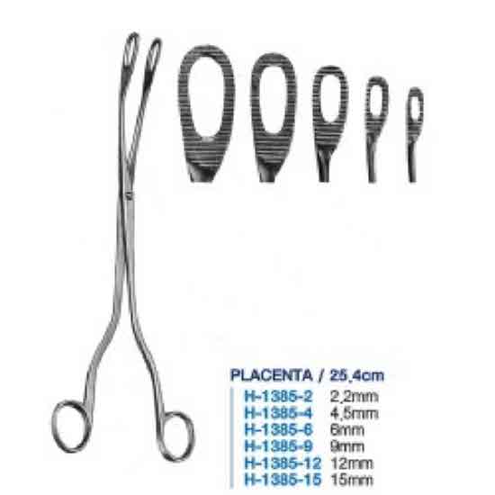 PLACENTA - 프라센타 태반겸자 25.4cm-15mm