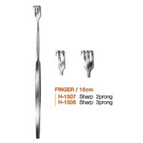 FINGER-핸드리트렉터 2Prong 16cm blunt