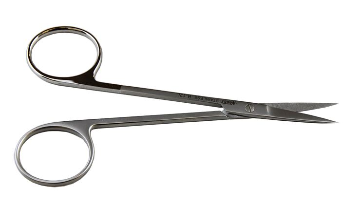 Leprex Iris scissors both sharp