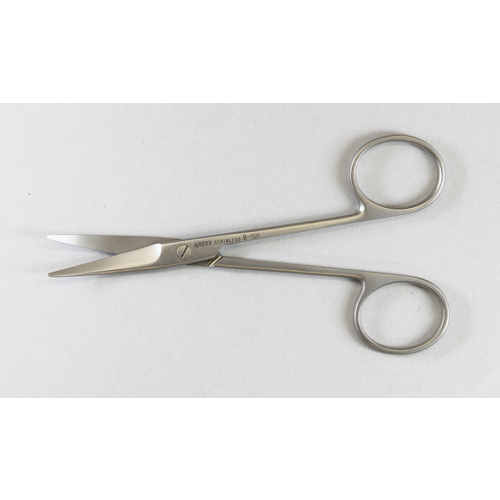 Leprex Iris scissors curved both blunt