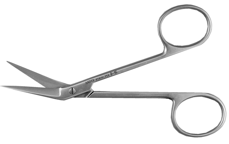 Leprex Geniculat small scissors