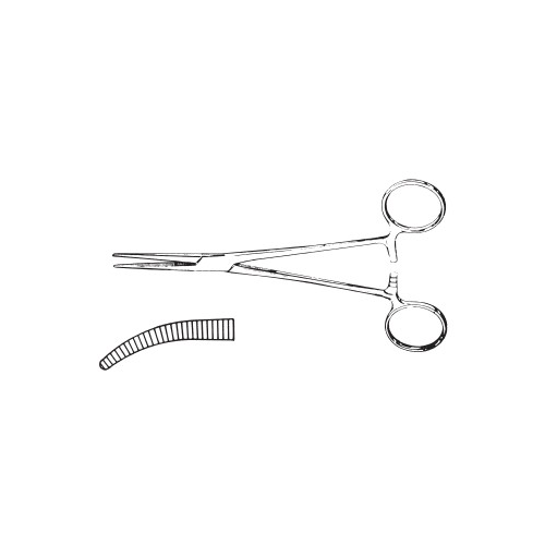 Leprex Curved pean hemostat forceps