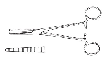 Leprex Curved kochel hemostat forceps