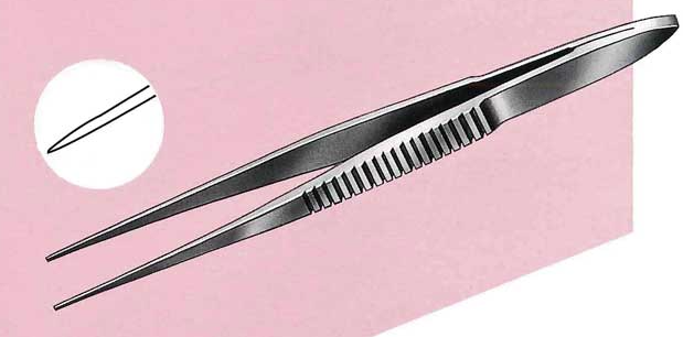 Leprex Extra-fine tip hookless tweezers