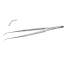 Leprex Bent tip micro hookless tweezers