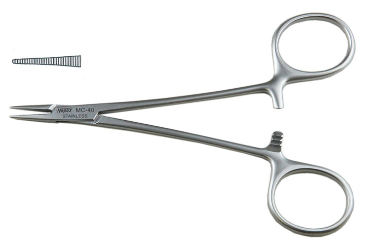 Leprex Micro needle holder straight type