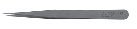 Sharp tweezers No.3 INOX 120mm