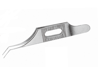 NAPOX Bent tip micro hookless tweezers