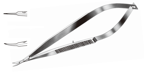 NAPOX Micro scissors curved type