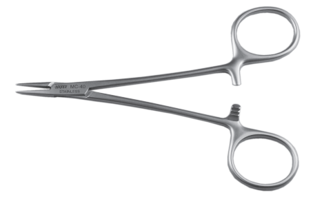 NAPOX Micro needle holder curved type