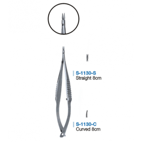 MICRO SPRING SCISSOR-스프링가위, 8cm-2mm 직