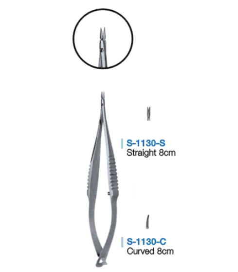 MICRO SPRING SCISSOR-스프링가위, 8cm-2.5mm 직