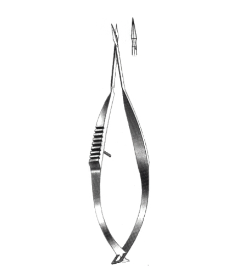 MICRO SPRING SCISSOR-스프링가위, 8cm-5mm 직