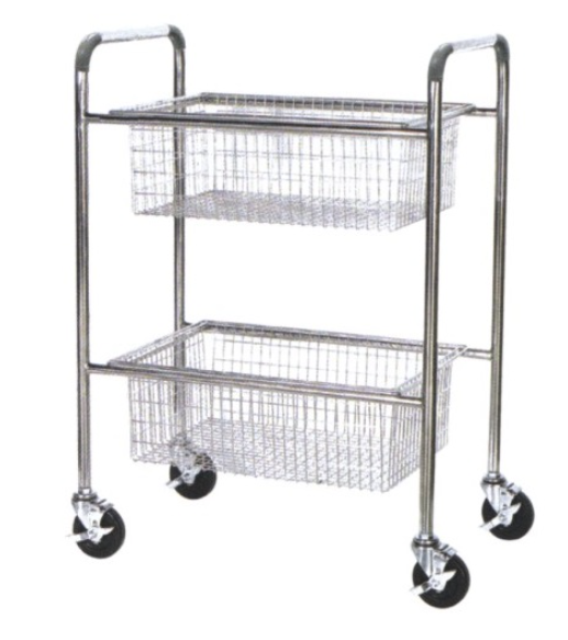 바스켓 카트 SUS Wire Basket Cart