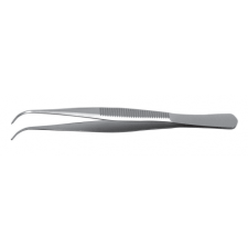 NAPOX Hooked tweezers Bent tip