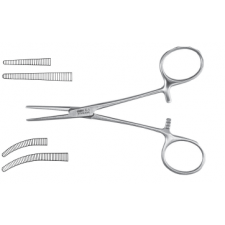 NAPOX Paean haemostatic forceps curved