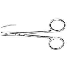 Leprex Iris scissors curved both sharp