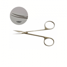 Leprex Iris scissors curved both sharp