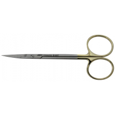 Leprex Curved iris scissors both sharp
