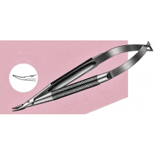 Leprex Micro needle holder curved type