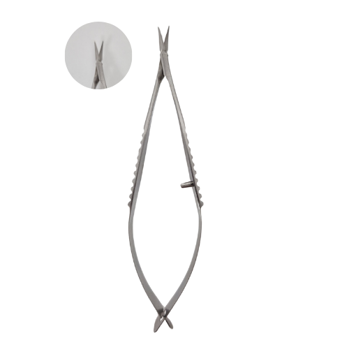 MICRO SPRING SCISSOR-스프링가위, 8cm-5mm 곡
